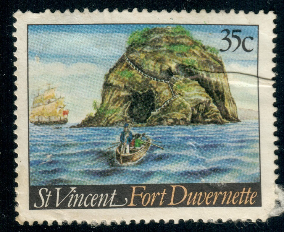St. Vincent - 1984 - Fort Duvernette - 35¢ - #2475 - Image 1 of 1