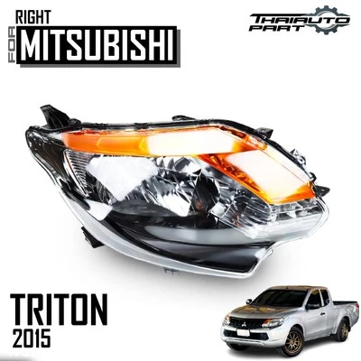 Head Lamp Light Right RH Halogen For Mitsubishi Triton L200 2015-2018 MQ - Image 1 of 4