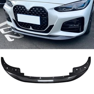 Front Bumper Spoiler Splitter For 20-25 2021 BMW 4 Series 425i 430i G25 G25 G26 - Picture 1 of 11