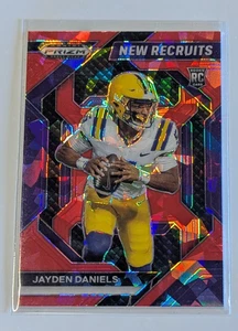 2024 Prizm Draft Picks Jayden Daniels Neue Rekruten - Red Ice - RC #NR-JDS - Bild 1 von 2