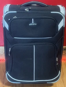 Samsonite Black/Gray Carry On Luggage With Wheels And Handle 22” - Picture 1 of 20