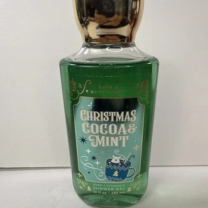 Bath & Body Works CHRISTMAS COCOA MINT Shower Gel Vitamin E & Shea ~ 10 fl oz - Picture 1 of 3