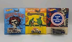 (3) Hot Wheels GRATEFUL DEAD 2013 Pop Culture. Beetle, Dairy Delivery, & Drag. - Picture 1 of 7