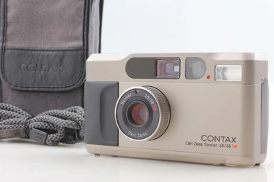 Lesen [Beste Mint Hülle ] Contax T2 Titan Silber 35mm Punkt & Shoot Film Kamera - Bild 1 von 4