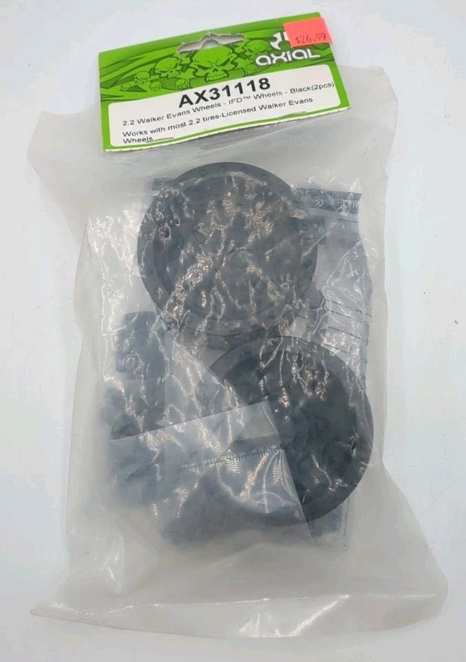 Axial AX31118 2.2 Walker Evans Wheels IFD - Black - New - Image 1 of 4