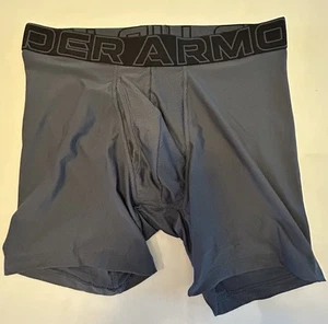Under Armour UA Fly-Front Boxerjock Small Gray - Picture 1 of 2