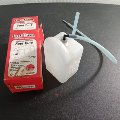 Vintage (1993) Great Planes 10 Oz. 300cc RC Airplane Fuel Tank - Image 1 of 4