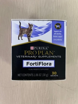 FORTIFLORA¹cat Feline Purina Nutritional Supplement digestion aid 30 Sachets