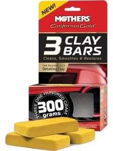 Mothers California Gold 3 Clay Bars 300g (657242) - Picture 1 of 12