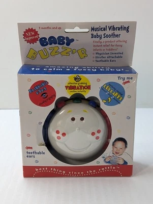 Physician Invented Busy Bee Baby Buzz'r Musical Vibrating Baby Soother Teether - Image 1 of 4
