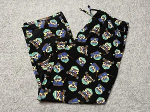 Southpark Pajama Pants Mens Large Black Cartman Respect My Authority Loungewear - Picture 1 of 8