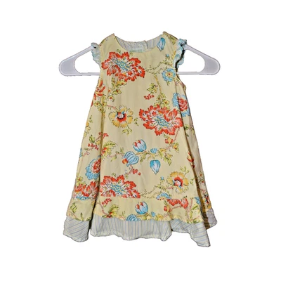 Baby Lulu Floral Dress Sleeveless Size 3T Spring Summer Ruffles - Image 1 of 4