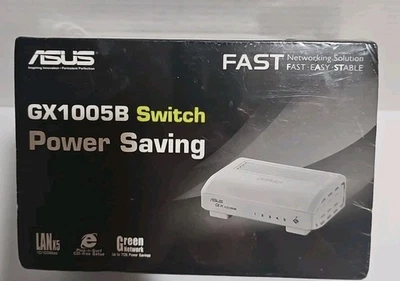 Nuevo conmutador ASUS GX1005B V4 LANx5 ahorro de energía optimizar redes domésticas ahorro de energía Foto 1 de 4
