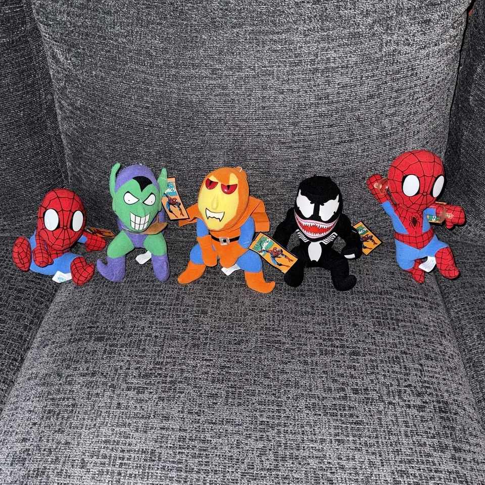 Peluches de colección Spider-Man, Hobgoblin, Venom, Duende Verde 1993 Jun Planning Foto 1 de 4