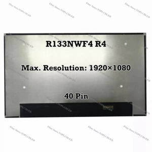 R133NWF4 R4 13.3" 1920×1080 FHD 40 Pin Slim Laptop LCD Screen Replacement Panel - Picture 1 of 1