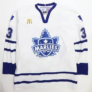 Maglia Vintage Toronto Marlies Owen Fussey Autentica Reebok Taglia 56 AHL - Foto 1 di 10
