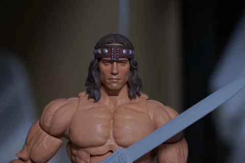 1/12 Marvel legends Conan-babarian custom painted head Cover