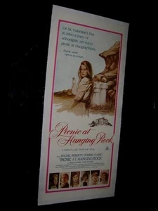 ORIGINAL 1975 1ST Release PICNIC AT HANGING ROCK Australia Daybill LINENBACKED - Picture 1 of 2