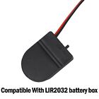 Convenient For CR2032 Battery Holder Box with Switch Leads No Screws Required