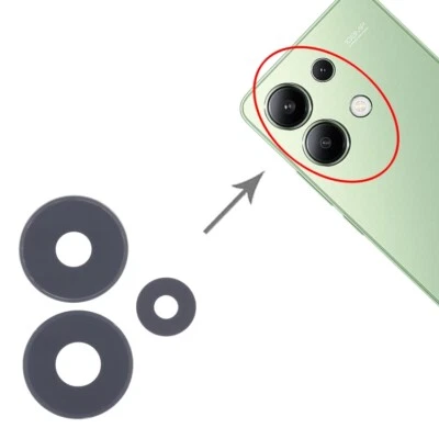 Pour Xiaomi Redmi Note 13 4G (23129RAA4G) lentille camera arrière vitre verre