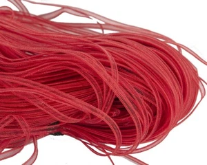 Red crinoline Trim Woven Ribbon 8mm Millinery Hat Making Craft Aussie Seller - Picture 1 of 2