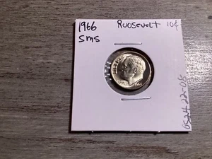 1966 Roosevelt Uncirculated SMS Dime taken from Special Mint Set 052422 08 - Picture 1 of 4