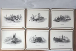 Pimpernel Holywell Mining Group Placemats Collieries North East England Vintage - Picture 1 of 8