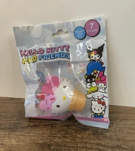 Sanrio Hello Kitty Slow Rising 2.5" Squishy Toy Ice Cream Cone New Sealed - Picture 1 of 4