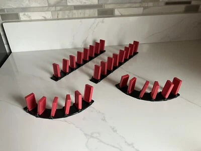 DOMINO RALLY Replacement Strait Track and Curve Track LOT of 4 - Image 1 of 4