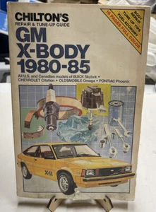 Chilton's Repair Manual GM X-Body 1980-85 Citation, Phoenix, Omega, Skylark - Picture 1 of 9