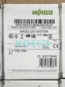 New WAGO 750-496 750496 PLC Module In Box - Picture 1 of 1
