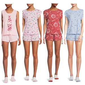Women's Top and Shorts Pajama Set, 3-Piece 2XL(18W-20W), 3XL(22W-24W) NWT - Picture 1 of 13