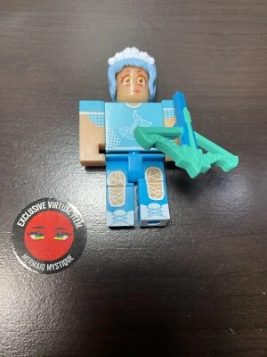Roblox Series 12 SPARKLINGS' MEADOW: DELPHINE Figure +MERMAID MYSTIQUE FACE Code - Image 1 of 2