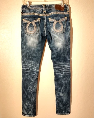 Big Star Jeans Womens Size 26 R Jenae Skinny Blue Bleached Denim (0127) - Image 1 of 4