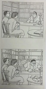 Zeichnung Illustration Tusche Max Radler Portrait Personen Büro Monogramm - Picture 1 of 7
