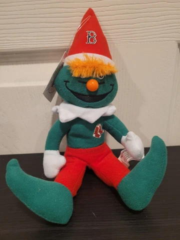 Wally the Green Monster elf Boston Red Sox MLB Mascot Plush Cover