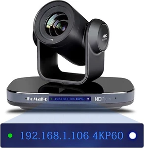 FoMaKo PTZ Camera 4K@60fps 20x Optical Zoom NDI/3G-SDI/HDMI2.0 Output IP - Bild 1 von 8