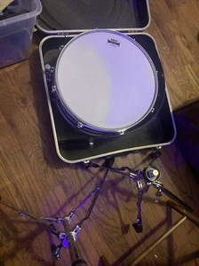 Yamaha Snare Batter Drum & Hard Case & Stands - Picture 1 of 11