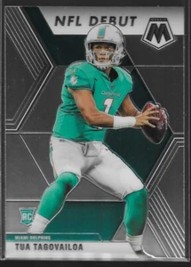 TUA TAGOVAILOA 2020 MOSAICO NFL DEBUTTO CALCIO ROOKIE DELFINI RC - Foto 1 di 2