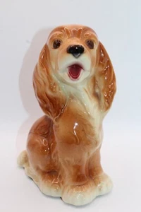 Vintage 1950s Royal Copley Golden Cocker Spaniel Puppy Dog Planter 7.75" - Picture 1 of 20