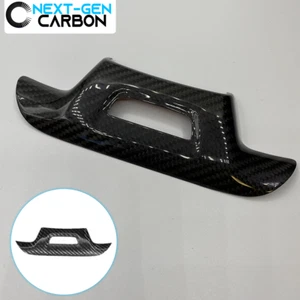 2016 - 23 Camaro Real Carbon Fiber Steering Wheel Panel Cover With Hole Cut Out - Picture 1 of 6