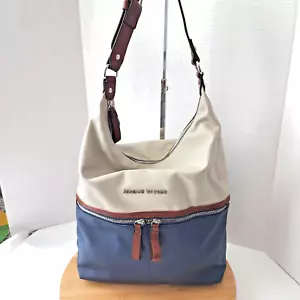 Adrienne Vittadini Shoulder Bag Lexington Pebble Collection Blue Multicolor - Picture 1 of 18
