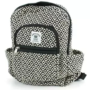 Himalaya Hanf Rucksack Rucksack Tasche für Schule Arbeit Camping Mono Reflexion - Bild 1 von 1