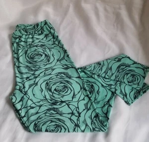 Leggings Lularoe TC como nuevos  boceto de garabatos de rosas de Disney altos curvos ¡Difícil de encontrar ¡Belleza!  - Imagen 1 de 9