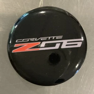 Corvette Z06 Logo Pin Pinback Button 1 1/4" 2015 NY AUTO SHOW SWAG - Picture 1 of 2