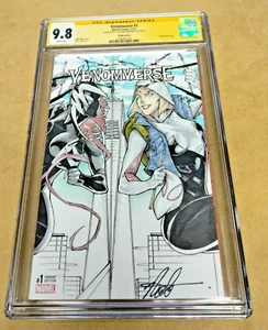 MARVEL VENOMVERSE #1 CGC SIGNATUR SERIE 9.8 SKIZZEN ED. SIGNIERT NATE MELENDEZ - Bild 1 von 4