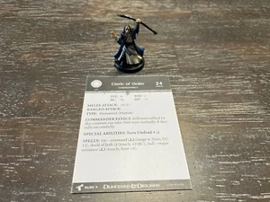 Cleric of Order D&D Miniature Harbinger mini Dungeons Dragons Pathfinder - Picture 1 of 2