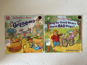 Lot The Berenstain Bears Visit Grizzlyland & Why Do Good Bears Have Bad Days PB - Picture 1 of 2