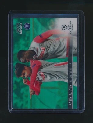 KARIM ADEYEMI 2021 TOPPS STADIUM CLUB CHROME GREEN RC PARALLEL 01/99 #20 - Image 1 of 2