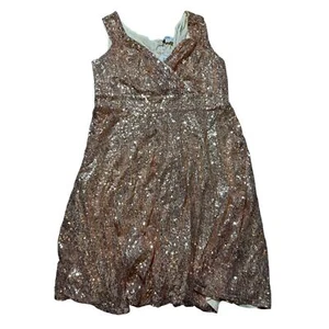 Grace Karin Dress Rose Gold Sequins Sleeveless Fairycore Whimsigoth XXL New - Picture 1 of 7